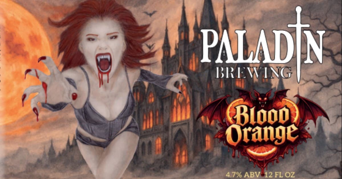 Blood Orange Ale poured in a glass