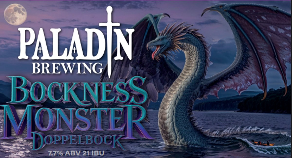 Bockness Monster (DoppelBock) poured in a glass