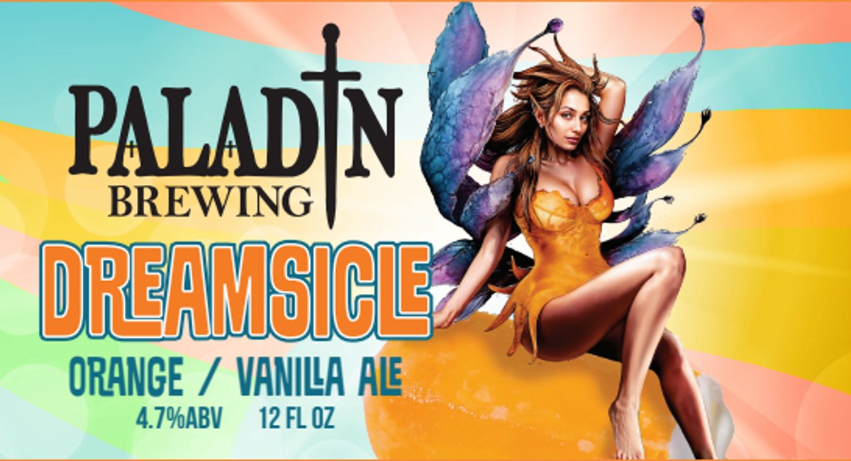 Dreamsicle Orange Vanilla Ale poured in a glass
