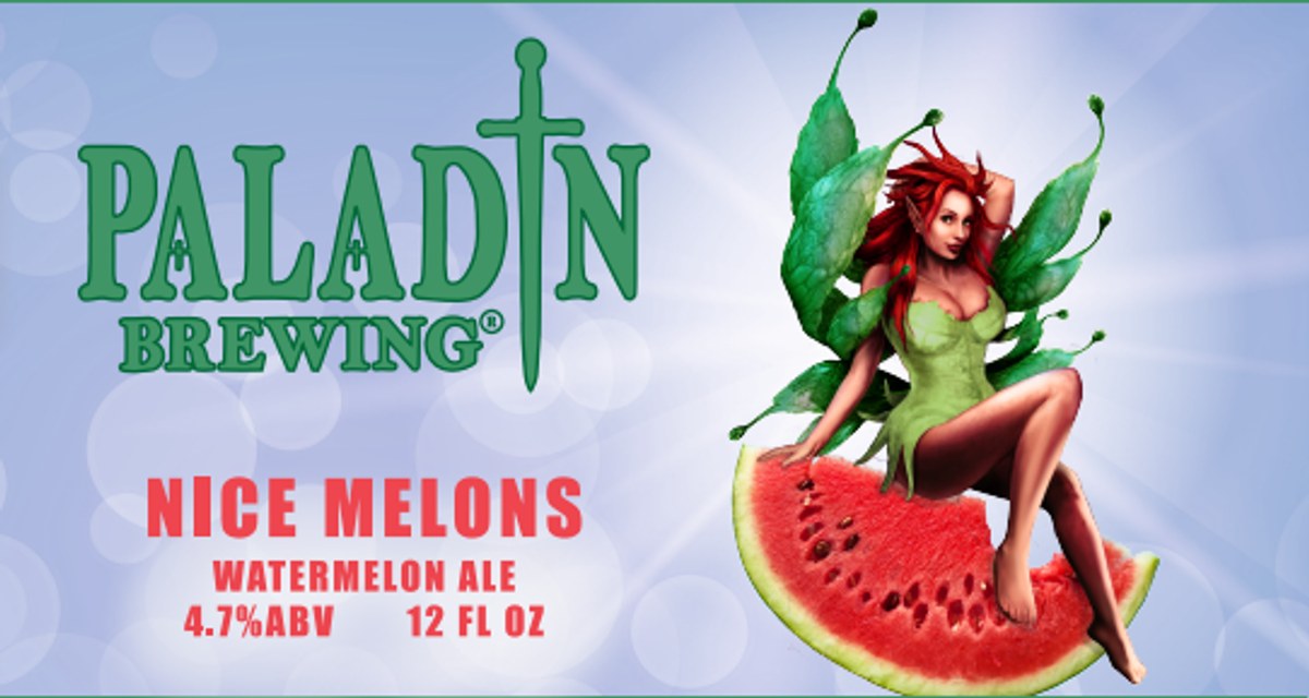 Nice Melons (Watermelon Ale) poured in a glass