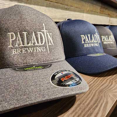 Paladin Brewing shirts, hats, growlers and more